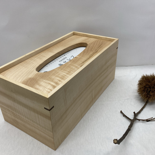 木製ボックスティッシュケース  ハンドメイド 試作品 004 木製ボックスティッシュケース ハンドメイド 試作品 004 木製