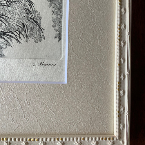 落水草】 銅版画額装 絵画 atelier clip 通販 10744162｜Creema(クリーマ)