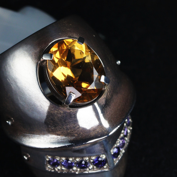 2.55ct シトリン アーマーリング 4号 指輪・リング AONO 通販