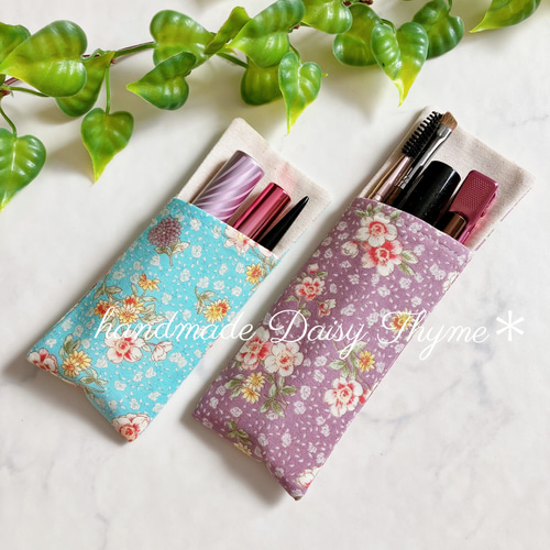 つげ櫛ケース 4寸まで入ります♪ メイクポーチ コスメポーチ ペン