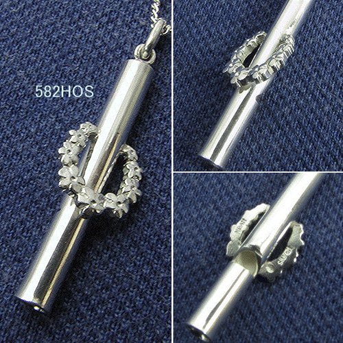 笛 緊急呼び笛シルバーペンダント（950シルバー 594HOS C11
