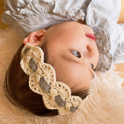 KINDABABY☆vintage denim ribbon silver claw ヘアピン☆送料込 vintage denim ribbon silver claw - light blue - 감도 깊은