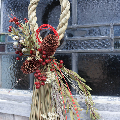 とむむ様♡ご確認用　開運♥️Luana♥️しめ縄ミニリース☆お正月飾り W✕G① とむむ様♡ご確認用 開運♥️Luana♥️しめ縄ミニリース☆お正月飾り W