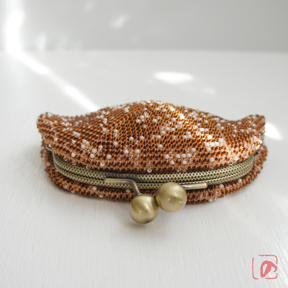 Ba-ba handmade Seedbeads crochet pouch No.1349 第2張的照片