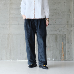 大人カジュアル♪コビトコーデュロイパンツ （24w-08）ネイビー ロング