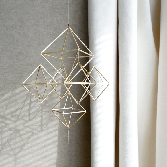 ヒンメリ himmel モビール ヒンメリ himmel モビール ヒンメリ himmel モビール 幸せを運ぶ光の