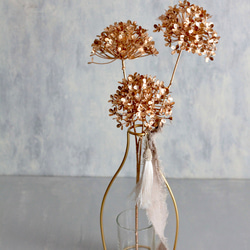 【ゴールドビバーナム】｜アーティフィシャルフラワー 花瓶アレンジ| 冬｜ギフト・インテリア雑貨 3枚目の画像