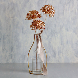 【ゴールドビバーナム】｜アーティフィシャルフラワー 花瓶アレンジ| 冬｜ギフト・インテリア雑貨 4枚目の画像