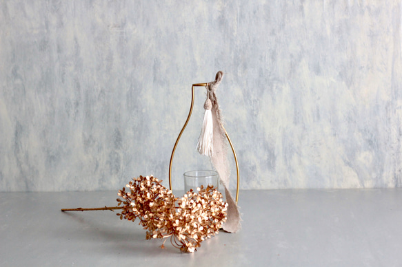 【ゴールドビバーナム】｜アーティフィシャルフラワー 花瓶アレンジ| 冬｜ギフト・インテリア雑貨 8枚目の画像