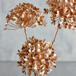 【ゴールドビバーナム】｜アーティフィシャルフラワー 花瓶アレンジ| 冬｜ギフト・インテリア雑貨 2枚目の画像