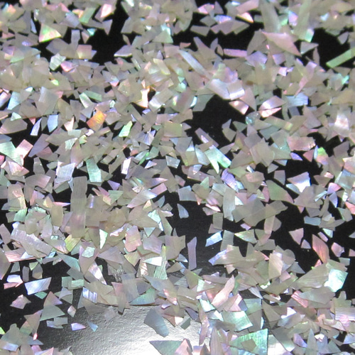 螺鈿（らでん）工芸 あわび 青貝粉小（薄貝の破片）4グラム