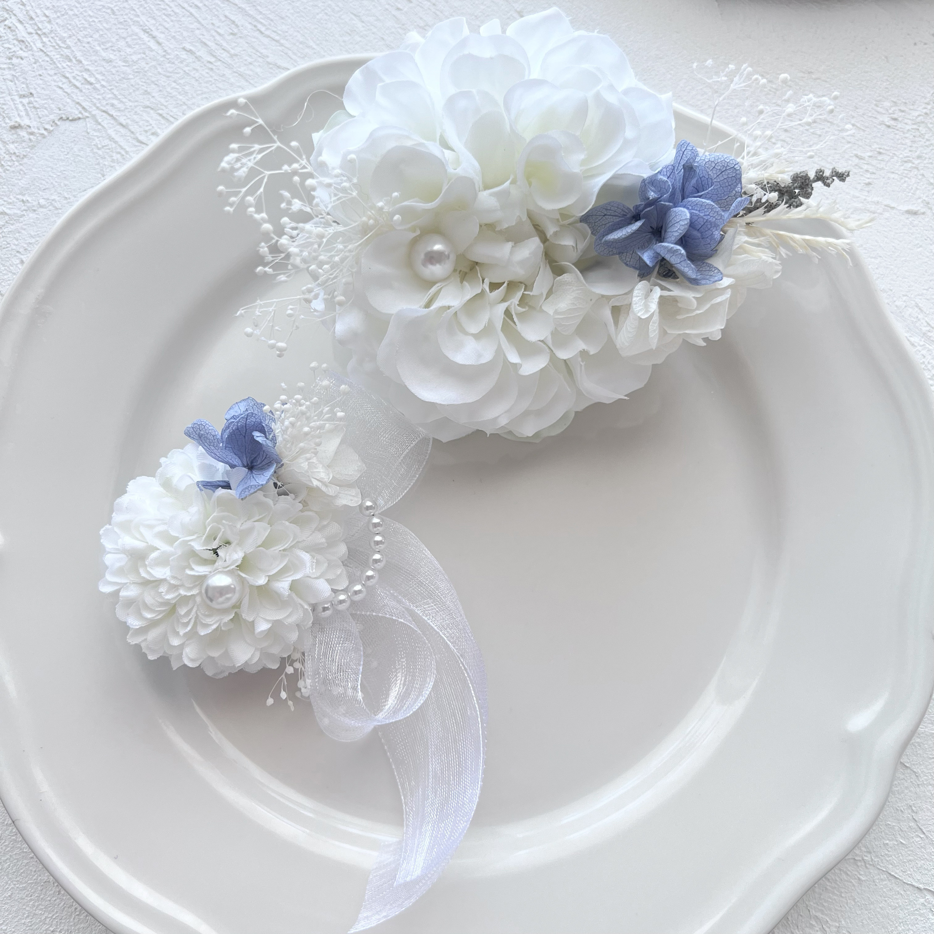 親子 コサージ　ＳＫＹ