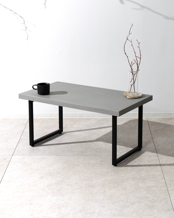 モルタルテーブル コンクリ家具 モールテックスローテーブル / コンクリート / モルタル ローテーブル