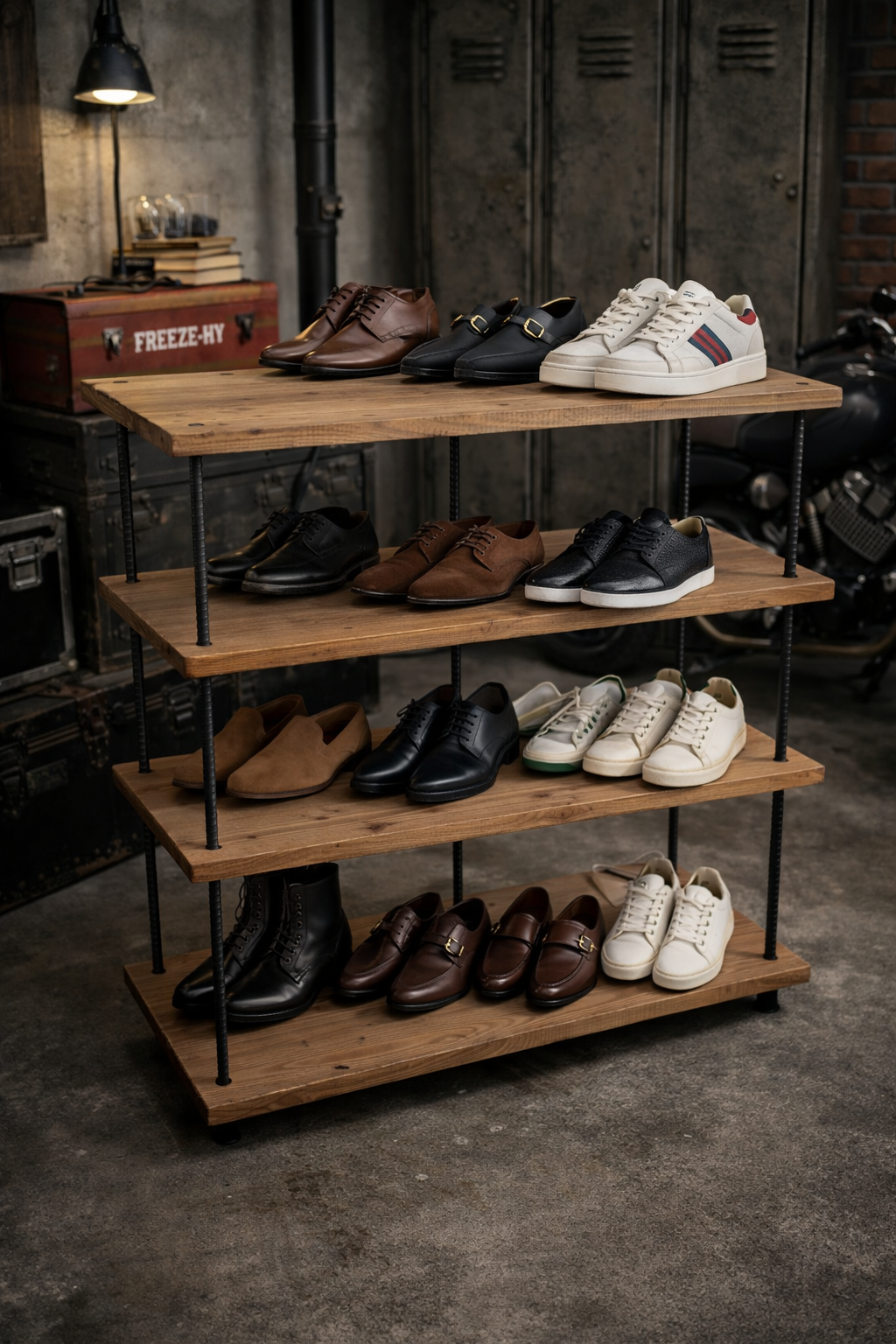 ♦鉄筋シューズラック ♦ インダストリアル