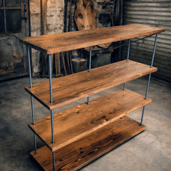 サイドテーブルキャスター付き‼️インダストリアル風 サイドテーブル