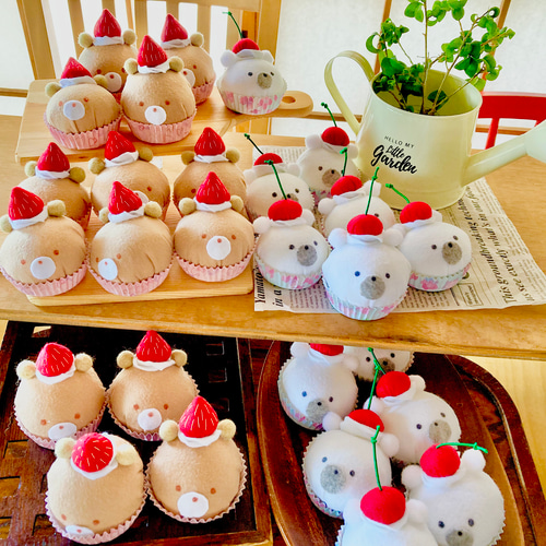 くまのカップケーキ おもちゃ・人形 banana house 通販 10775262