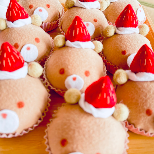 くまのカップケーキ おもちゃ・人形 banana house 通販 10775262