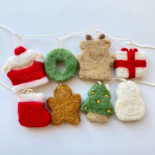 受注製作- 2連クリスマスガーランド ガーランド chiii-mimi 通販