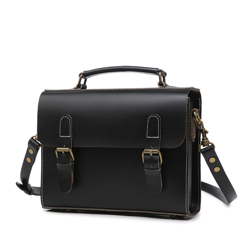 新品同様 ザッチェルズ サッチェルバッグ ショルダー 牛革 A4 黒 GG269