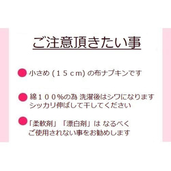 【温活・妊活】オーガニックコットン１００％ネル／両面使える布ナプキンライナー(無地きなり)／おりもの15㎝ 4枚目の画像