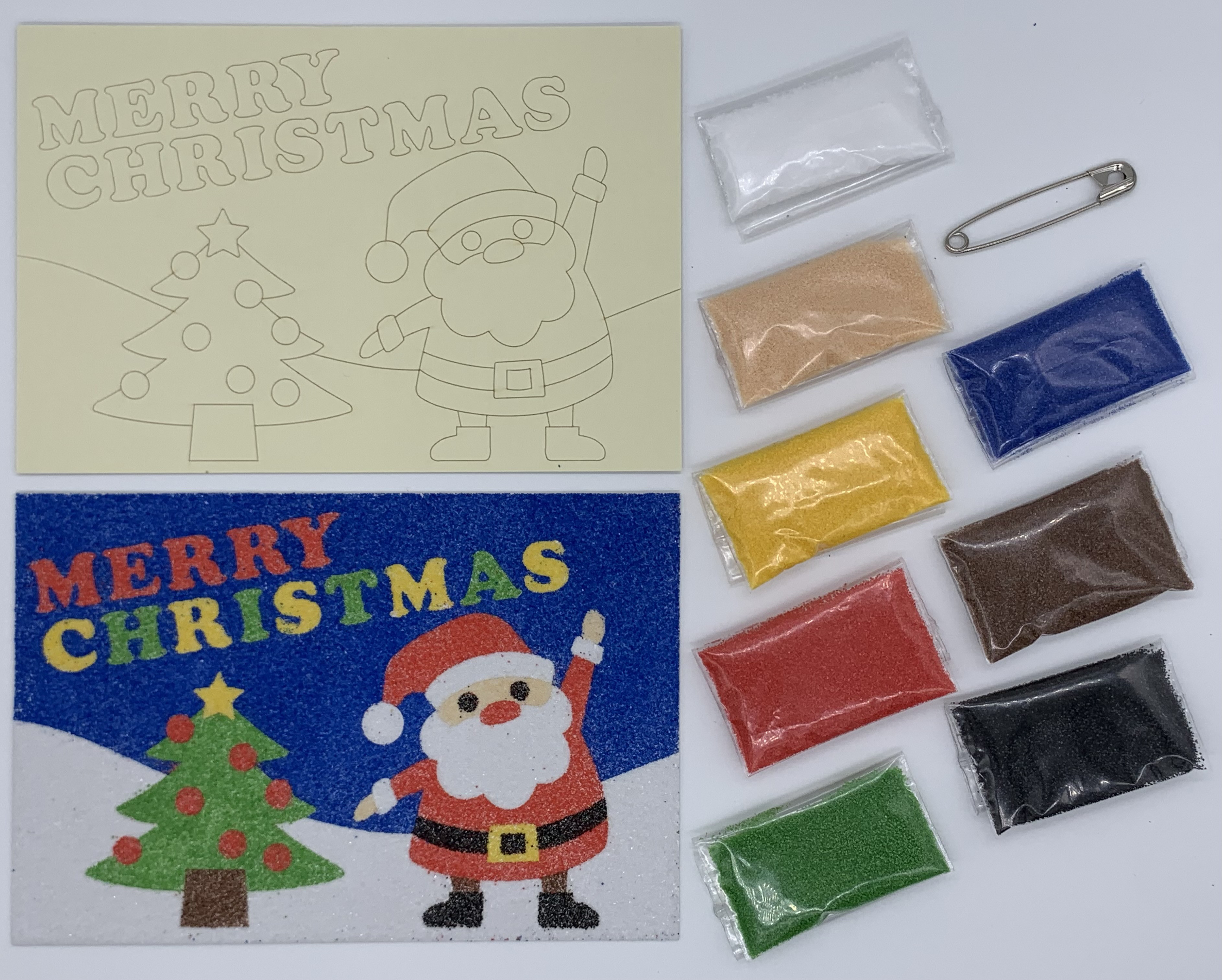 サンドアート製作キット　クリスマス　インテリア　ハンドメイド