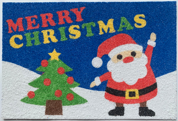 お家やイベント、パーティーで作ろう！クリスマス砂絵カード 2枚目の画像