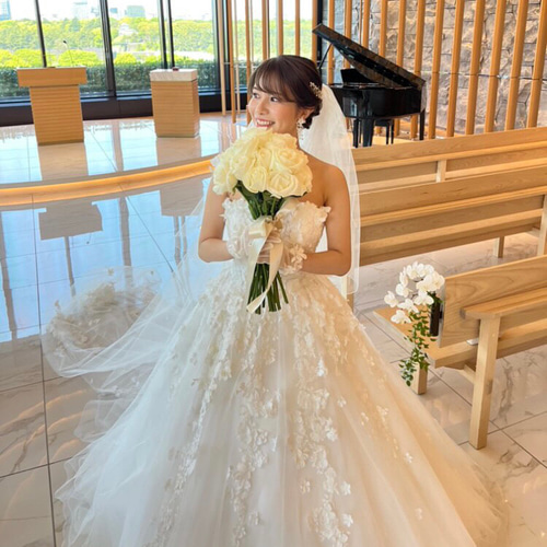 【値下げしました】ブライダルイヤリング　結婚式　ウェディング