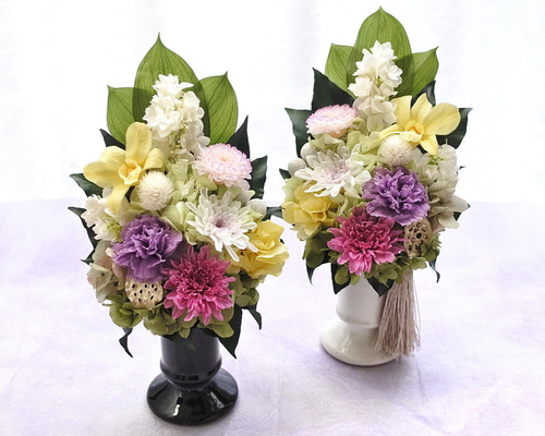 専用 maka様♪プリザーブドフラワー お供え 仏花 お供え 仏花 プリザーブドフラワー 供花 ギフト お悔やみ 仏事