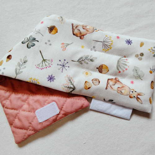 箸袋 歯ブラシ入れ カトラリーケース おにぎりうさぎ ピンク/うさぎ