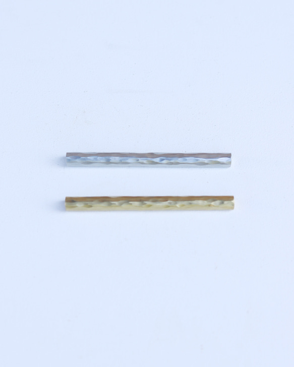 鎚目模様の真鍮カトラリーレスト［　slim　］ 1枚目の画像