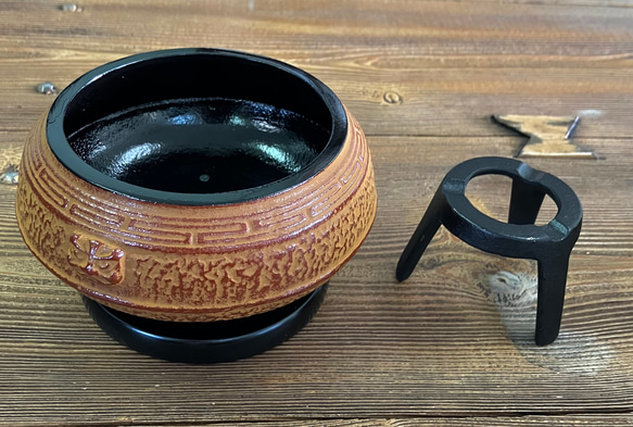 ミニ豆火鉢 灰皿・香炉として（別売りミニ鉄瓶あり