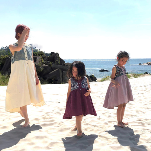 親子セット】ピエロのMorrisノースリーブワンピース 子供服