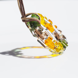 [特別]玻璃戒指“戒指[秋天]”項鍊[您可以選擇繩子的顏色和長度]≪免運費≫ 第3張的照片