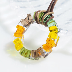 [特別]玻璃戒指“戒指[秋天]”項鍊[您可以選擇繩子的顏色和長度]≪免運費≫ 第7張的照片