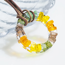 [特別]玻璃戒指“戒指[秋天]”項鍊[您可以選擇繩子的顏色和長度]≪免運費≫ 第9張的照片