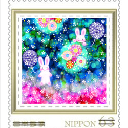 うさぎの63円切手シリーズ12枚セット❀ 4枚目の画像
