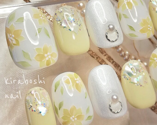 EVERNAIL ネイルチップセット イエロー系 繰り返し使えるネイル EVER NAIL｜エバーネイル