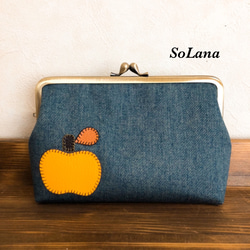 みや⚮̈ ミナペルホネンtambourine+pomppia/ボックスがま口 みや⚮̈ ミナペルホネンtambourine+pomppia/ボックスがま口 みや