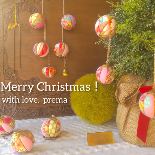 手鞠手毬クリスマスてまりオーナメント置物