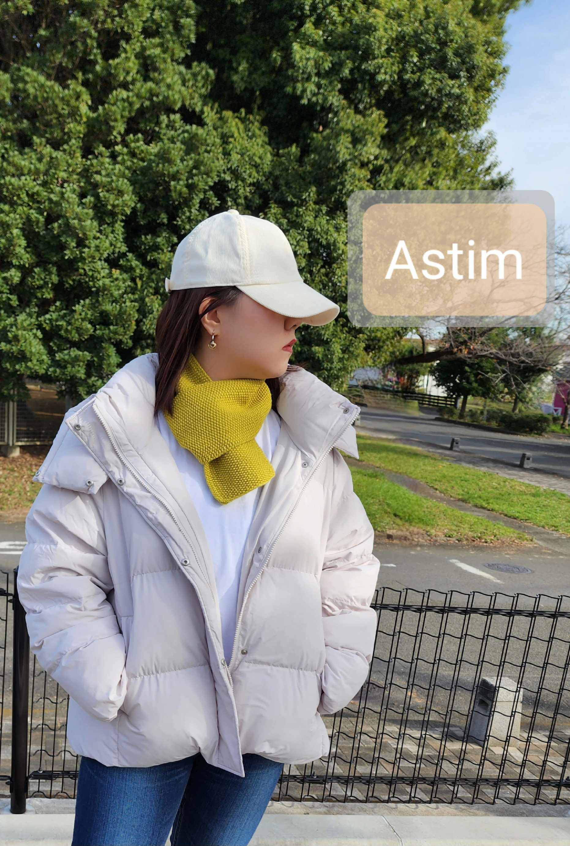 再再販★Y86M【クリスマスギフト】華やぎライムイエロー／鹿の子編みのシンプルマフラー/メリノ100％【送料無料】