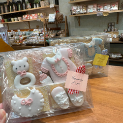 出産祝い＊ベビーギフト　アイシングクッキー 2枚目の画像