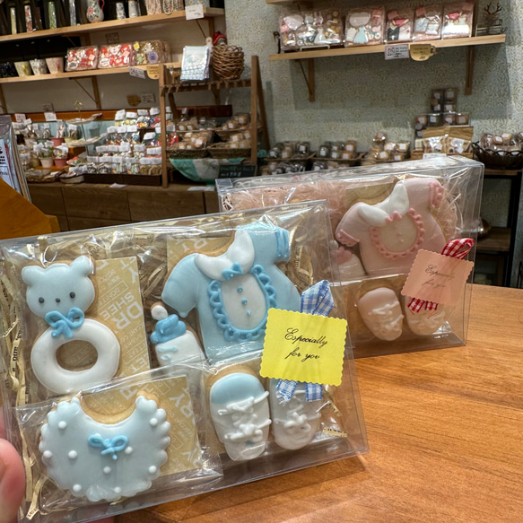 出産祝い＊ベビーギフト　アイシングクッキー 1枚目の画像