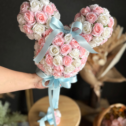 結婚式ブーケ・ブートニア ピンク 楽天市場】ピンクブーケ 新郎用ブートニア 花冠 セット ブーケ