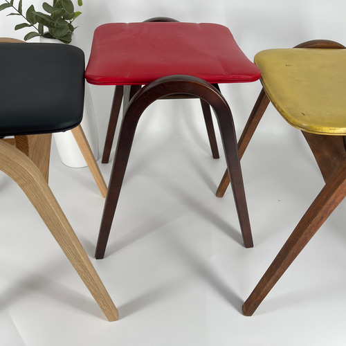 タンバリン メンテナンス張替え用 お手持ちの椅子スツールを張り替え