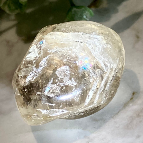 ⭐︎天然石　エレスチャルクォーツ　骸骨水晶　虹あり ⭐︎天然石 エレスチャルクォーツ 骸骨水晶 虹あり 天使のギフト