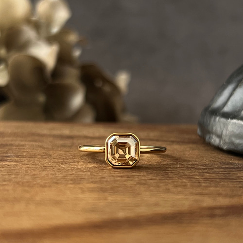 スワロフスキー 8117 オクタゴン3ホール 2470粒 ゴールデンシャドー