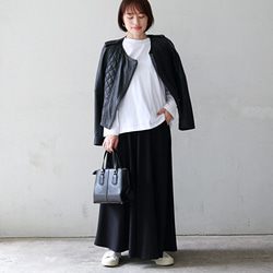 汗水長裙黑色 第10張的照片