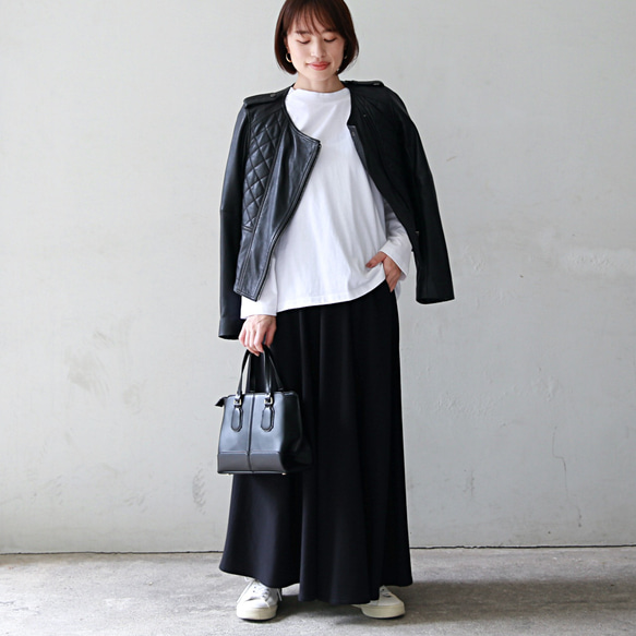 汗水長裙黑色 第10張的照片