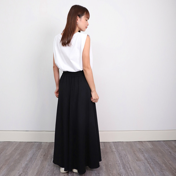 汗水長裙黑色 第12張的照片