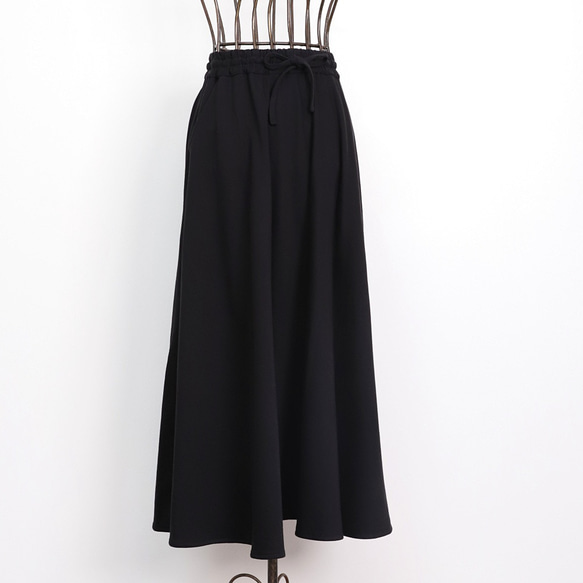 汗水長裙黑色 第14張的照片